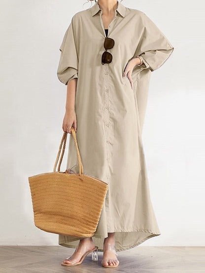 Versatile Long Sleeve Summer Dress