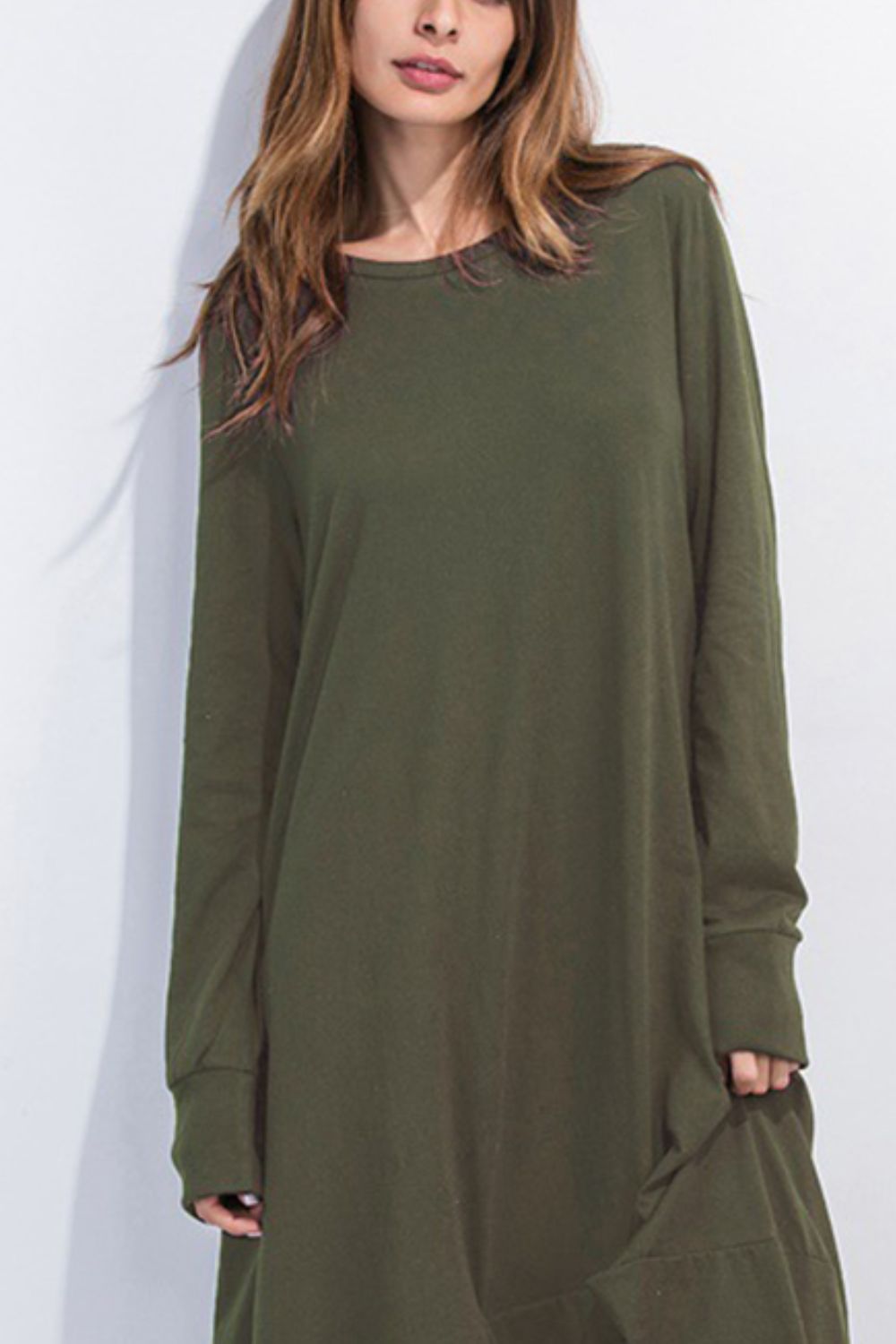 Long Sleeve Sweatshirt Dress