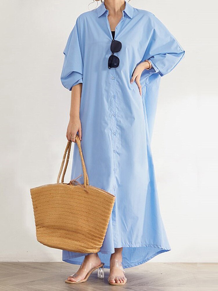 Versatile Long Sleeve Summer Dress