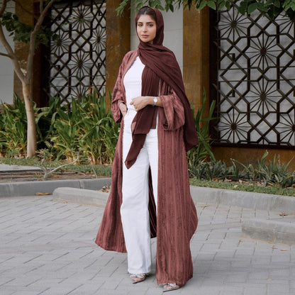 Elegant Djellaba Abaya with Belt