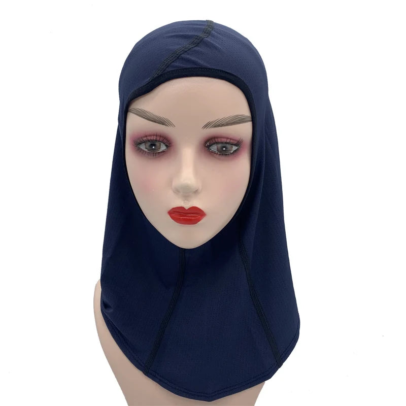 Women's Sports Hijab Scarf - One-Piece Mesh Jersey