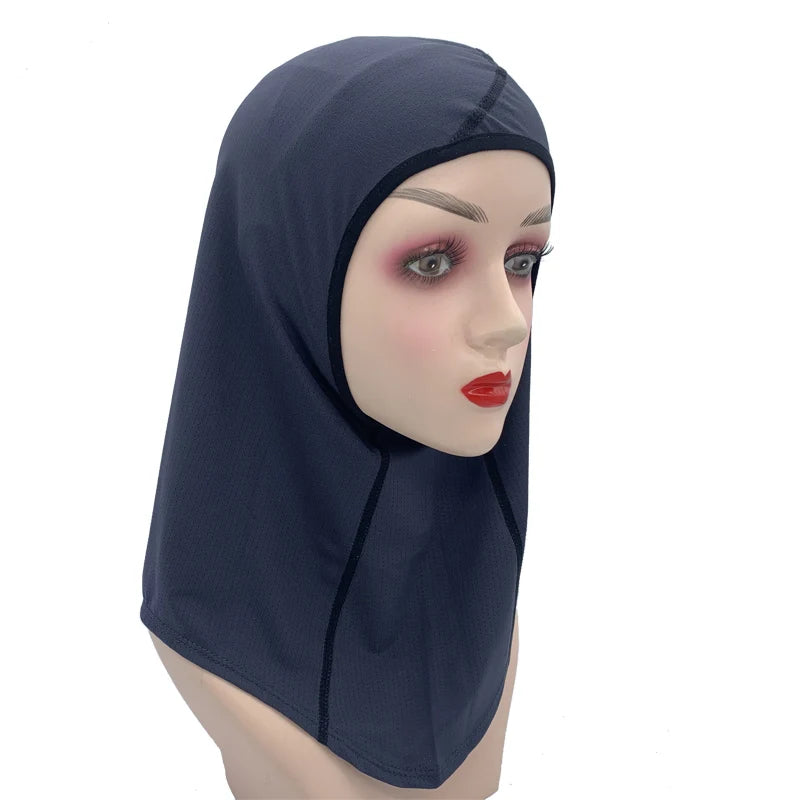 Women's Sports Hijab Scarf - One-Piece Mesh Jersey