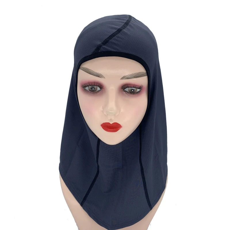 Women's Sports Hijab Scarf - One-Piece Mesh Jersey