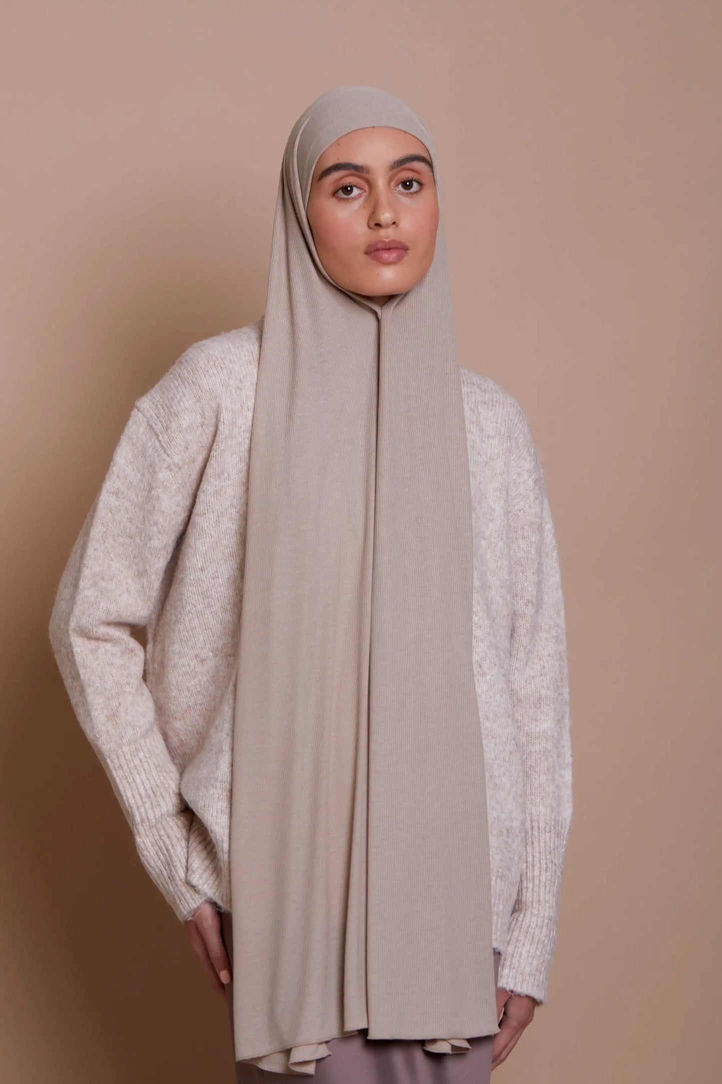 Premium Bamboo Ribbed Jersey Hijab