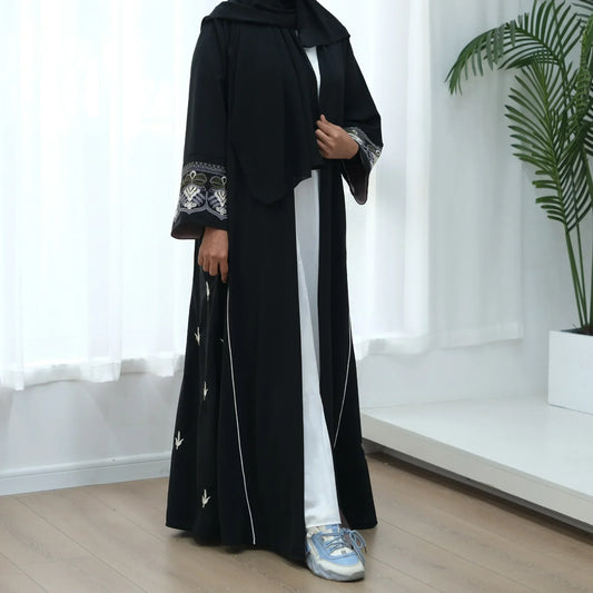 Luxury Kaftan Open Abaya Cardigan