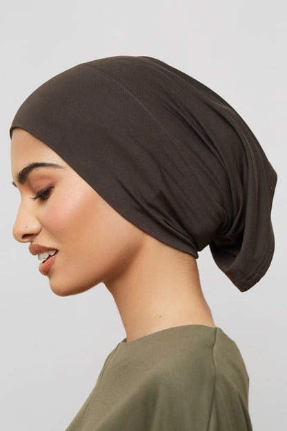 Bamboo Cotton Jersey Cap Bonnet