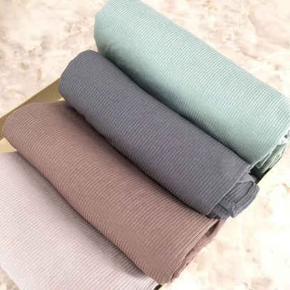 Premium Bamboo Ribbed Jersey Hijab