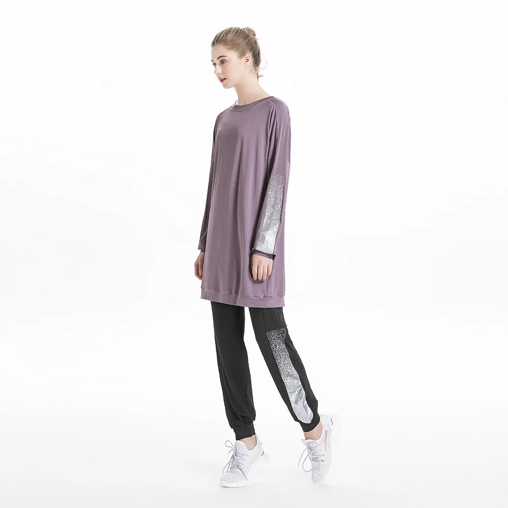 Tracksuit -Round Neck Sweatshirt and Pants Set