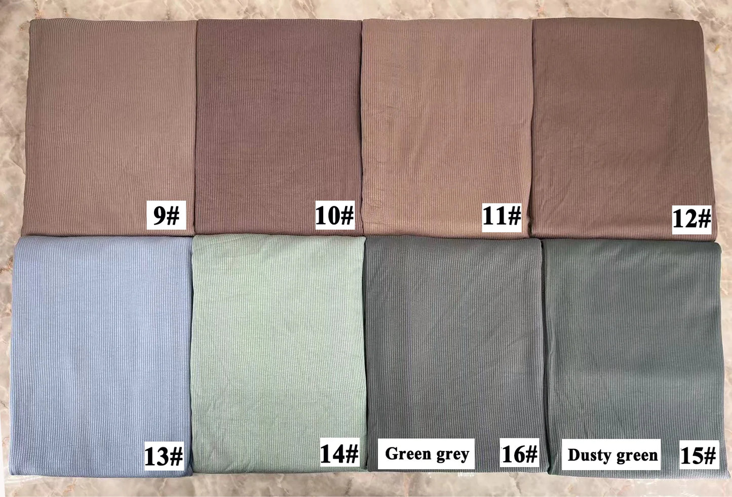 Premium Bamboo Ribbed Jersey Hijab