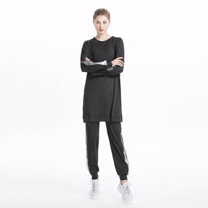 Tracksuit -Round Neck Sweatshirt and Pants Set