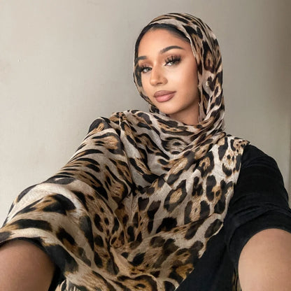 Leopard Print Hijab