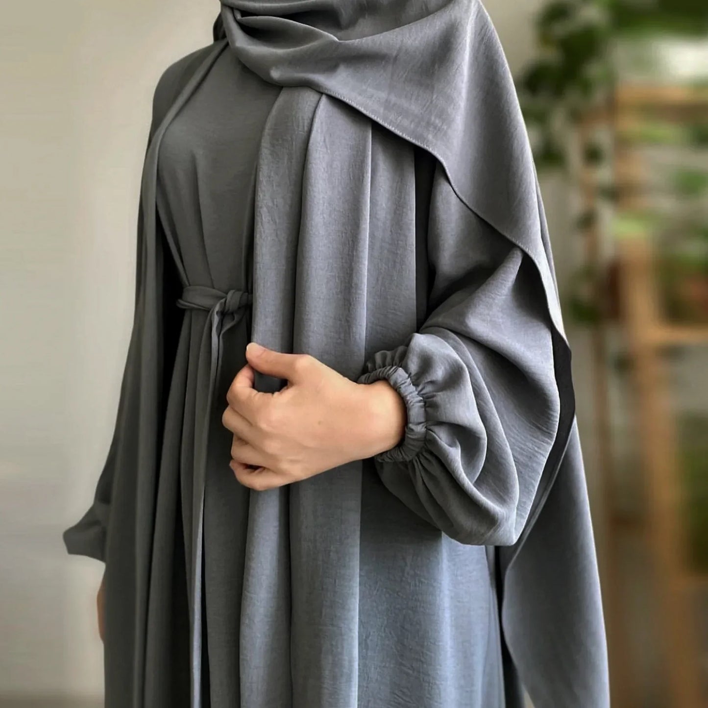 Elite 3-Piece Matching Abaya Set