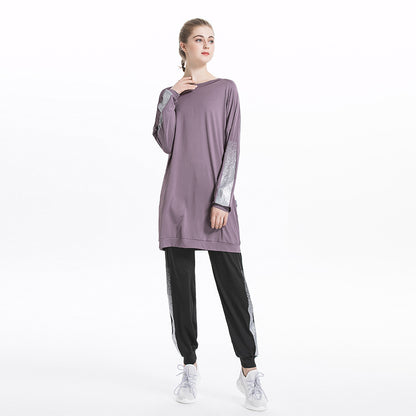 Tracksuit -Round Neck Sweatshirt and Pants Set