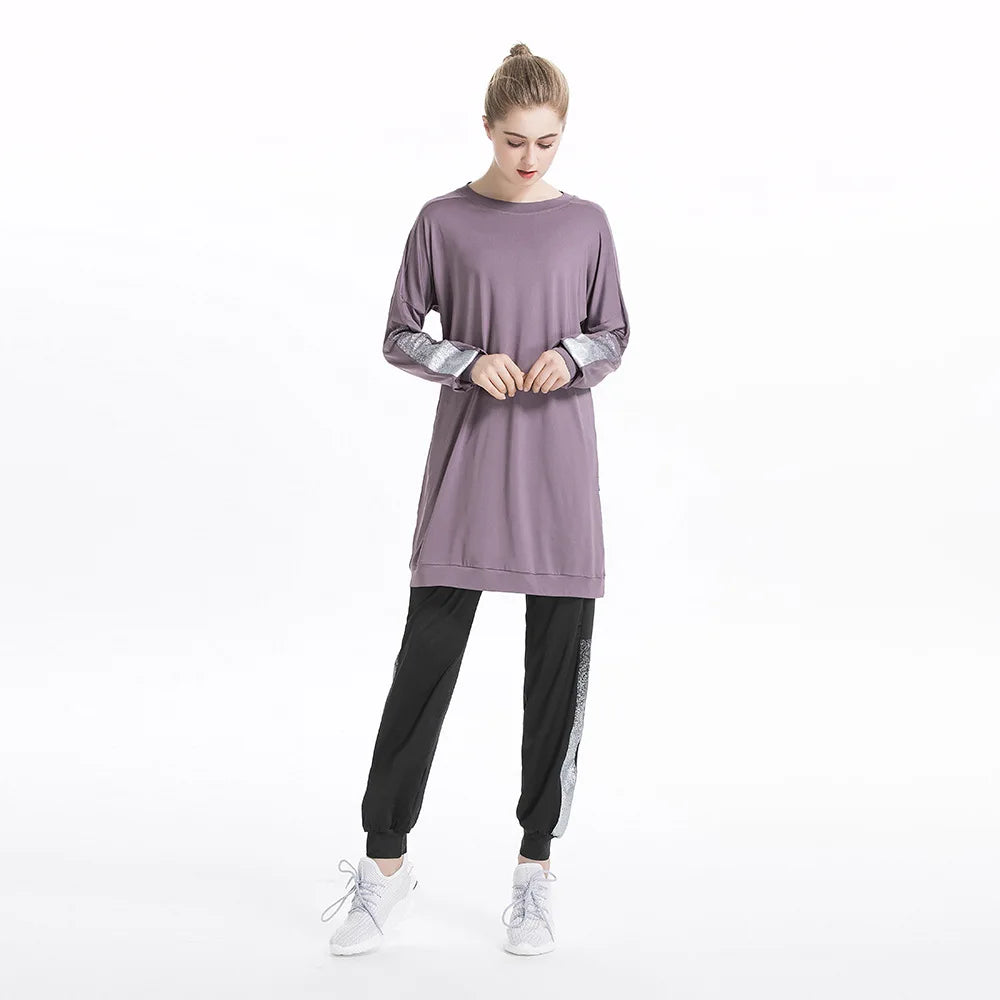 Tracksuit -Round Neck Sweatshirt and Pants Set