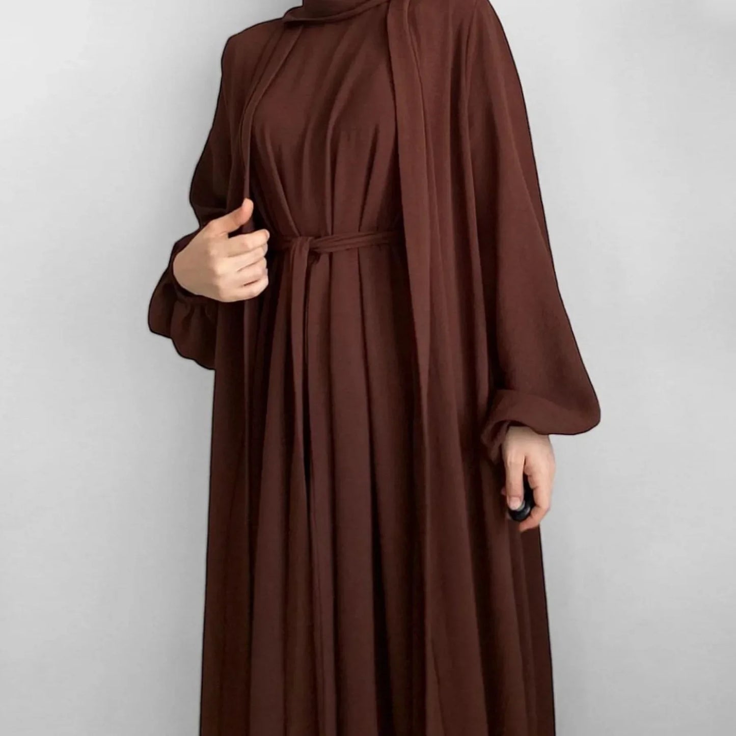 Elite 3-Piece Matching Abaya Set