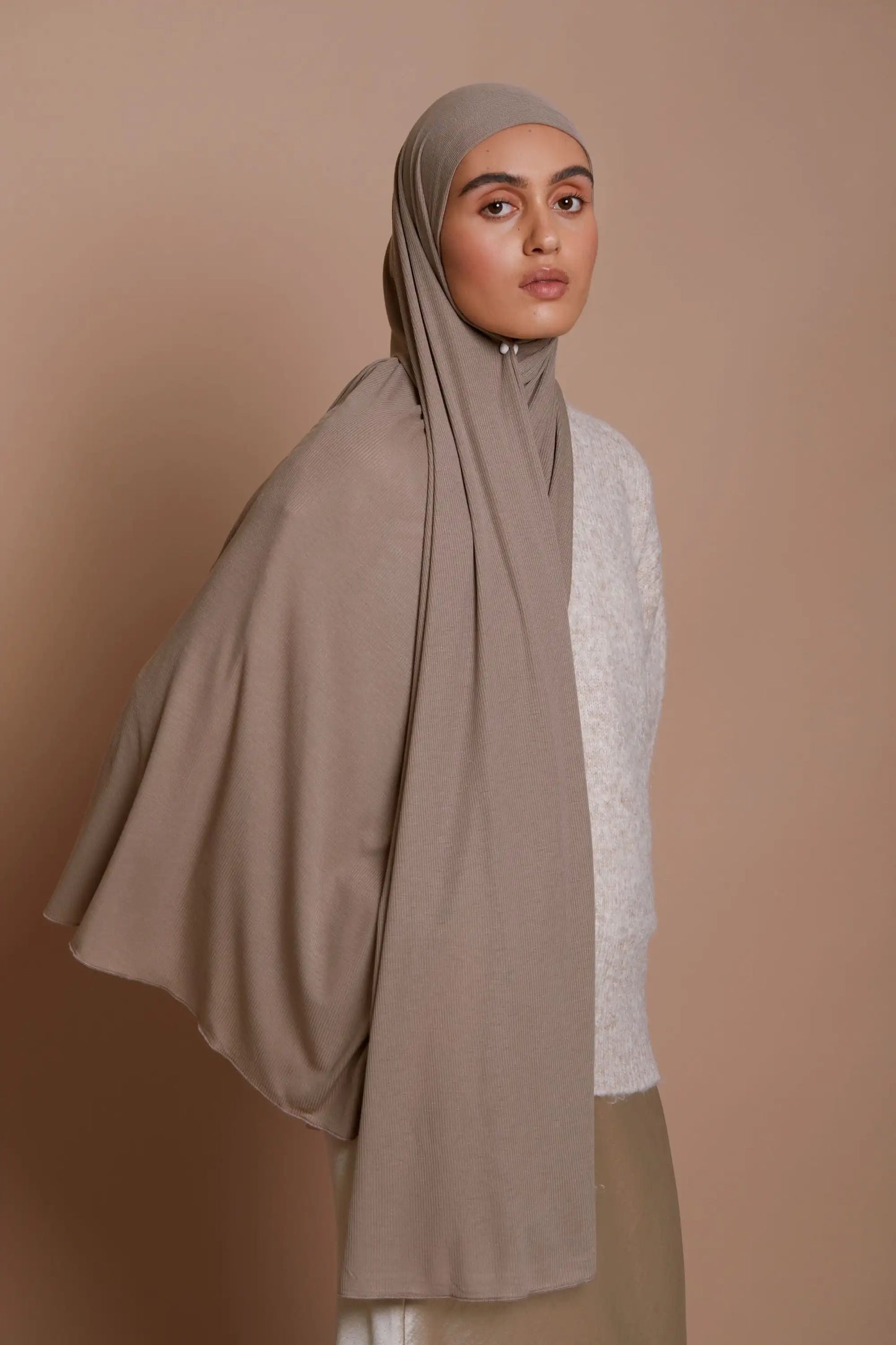 Premium Bamboo Ribbed Jersey Hijab