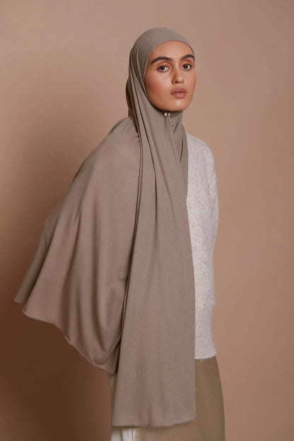 Premium Bamboo Ribbed Jersey Hijab