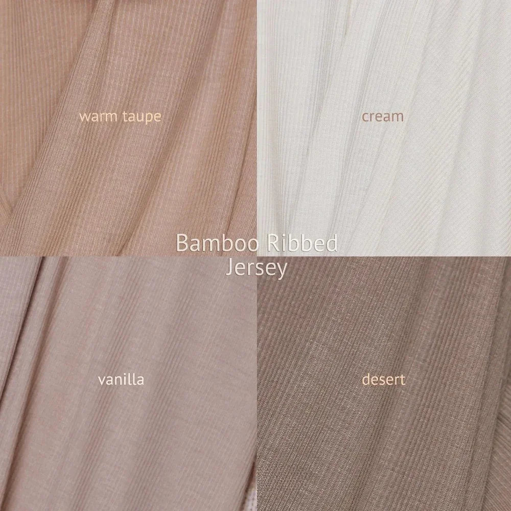 Premium Bamboo Ribbed Jersey Hijab