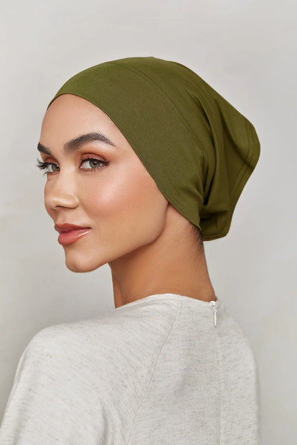 Bamboo Cotton Jersey Cap Bonnet