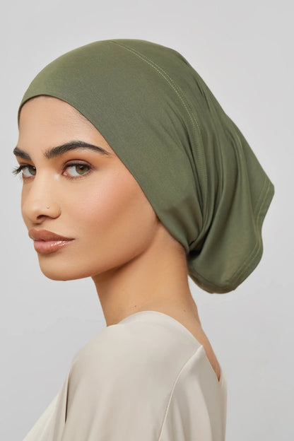 Bamboo Cotton Jersey Cap Bonnet