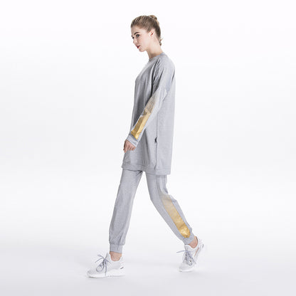 Tracksuit -Round Neck Sweatshirt and Pants Set