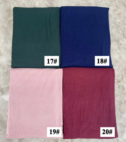 Premium Bamboo Ribbed Jersey Hijab