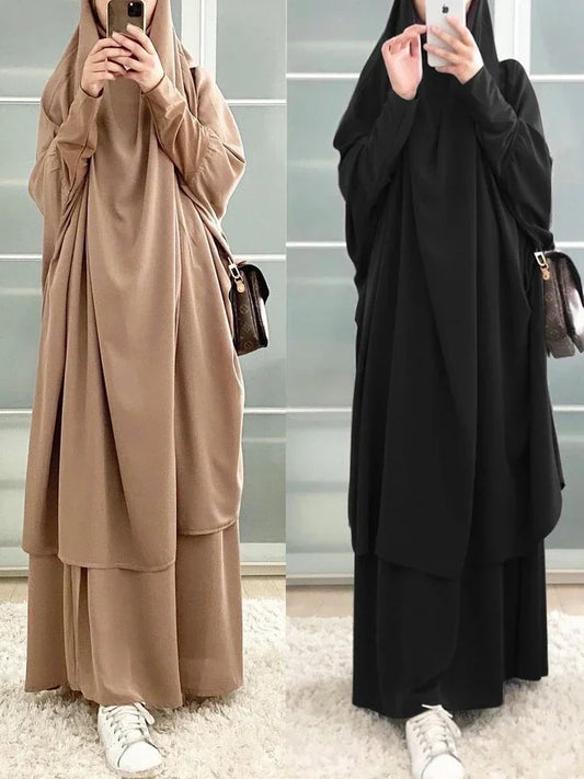 Hooded Women Hijab Dress- Prayer Garment