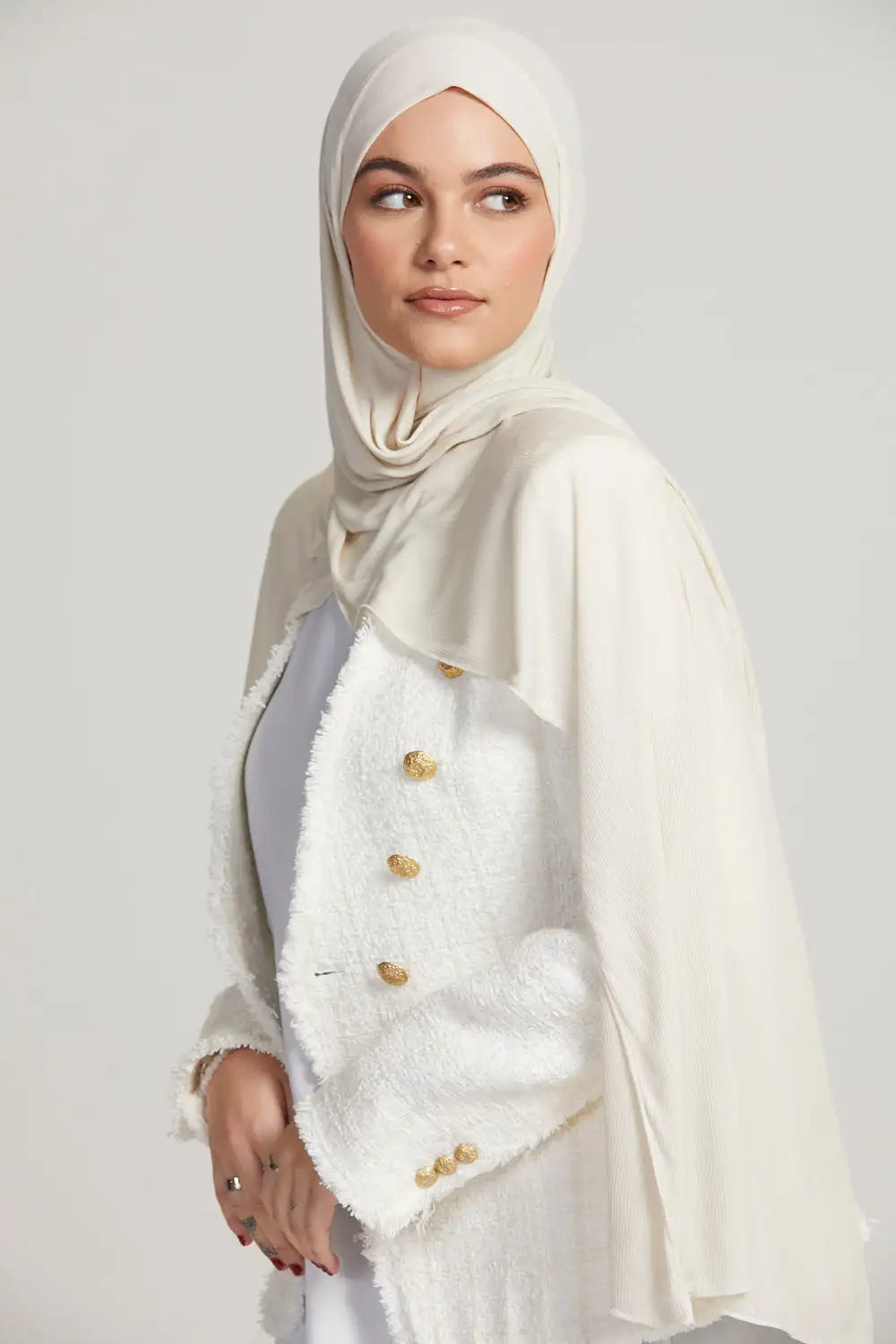 Premium Bamboo Ribbed Jersey Hijab