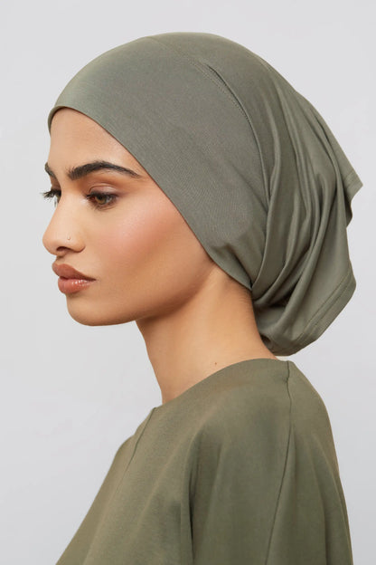 Bamboo Cotton Jersey Cap Bonnet