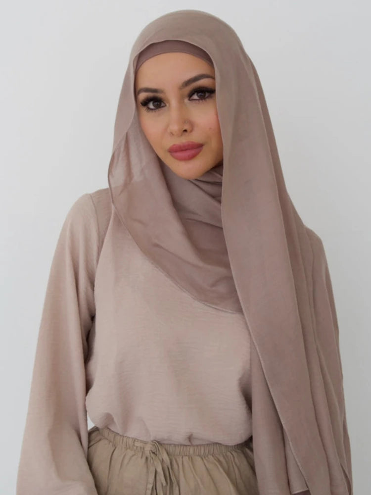 Premium 2Pcs Set Bamboo Modal Hijabs