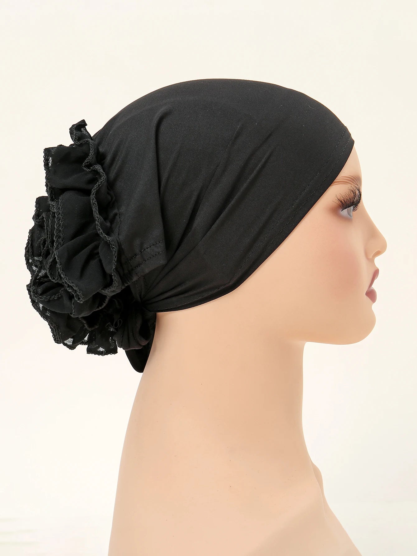 Headband with Lace Wrapping Tie Back