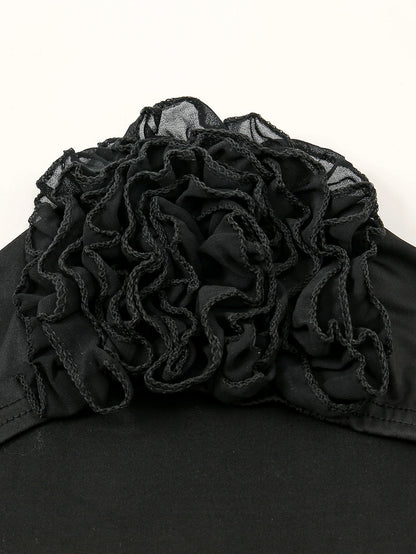 Headband with Lace Wrapping Tie Back