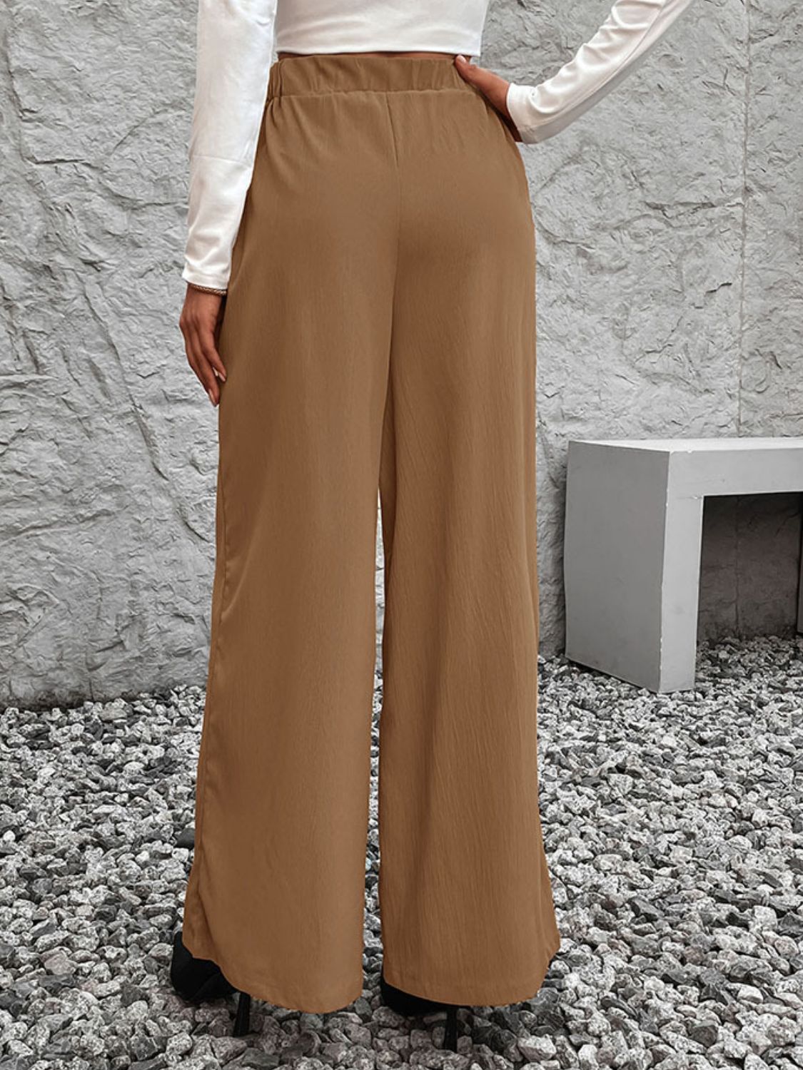 High Waist Wide Leg Pants